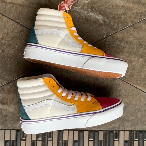 VANS SK8-Hi PLATFORM 2 MINI CORD Multi/Tr Wht WMNS - Picture 4 of 16